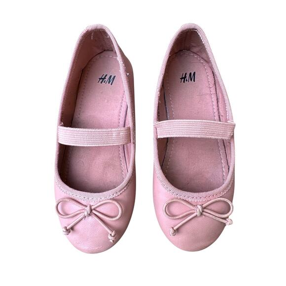 H&M Pink Ballet Flats Toddler Size 9 US/ 26 EU - Picture 1 of 10
